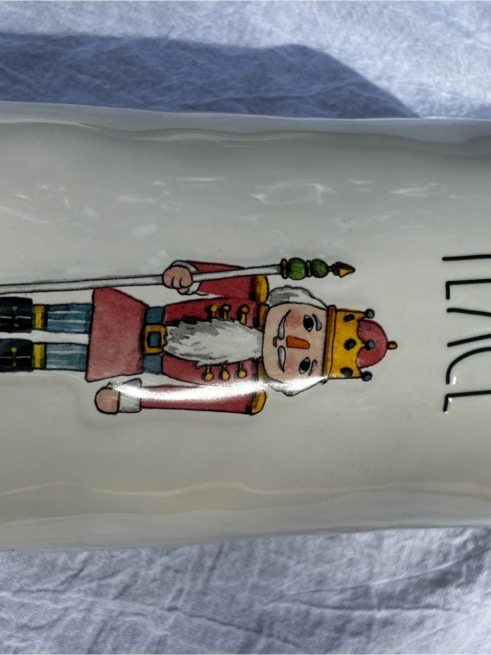 Rae Dunn Nutcracker Ceramic Canister 